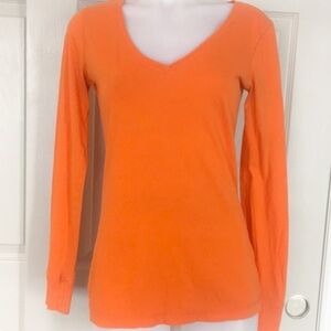 Wear it Declare It Long Sleeved Orange T-shirt medium women’s everyday